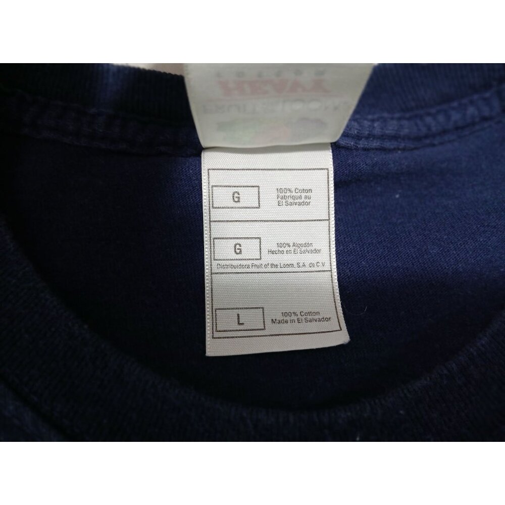Fruit Of The Loom Original Durty Nellys Ireland Navy Blue T Shirt Size L Tee Pub - Picture 8 of 8